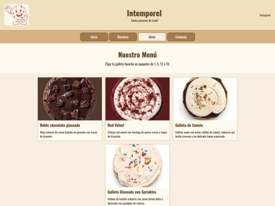 menu screenshot