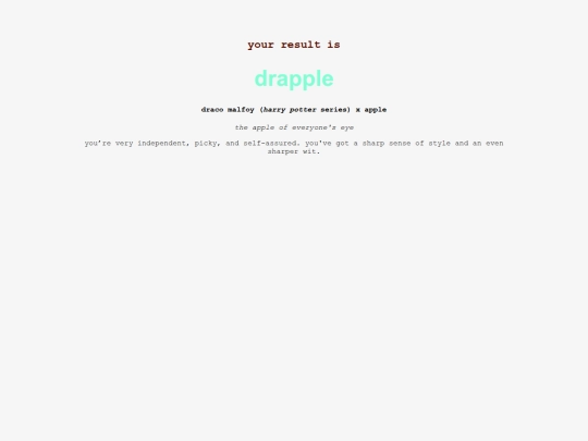 quizzes/crackships/drapple screenshot