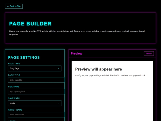 admin/page-builder screenshot