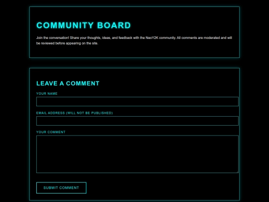pages/comments screenshot