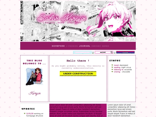 homepage screenshot