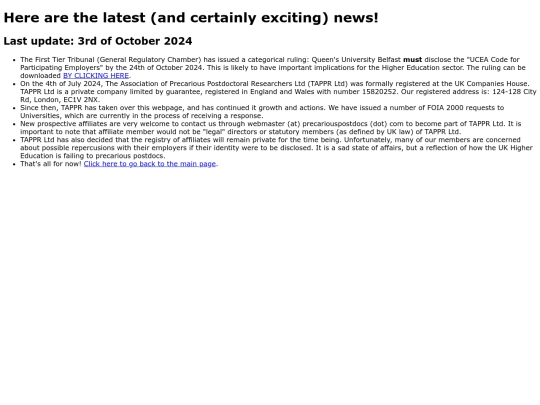 TAPPR-latestnews screenshot
