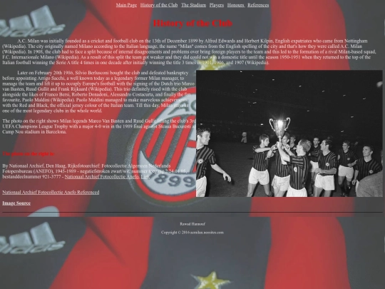 HistoryofACMilan screenshot