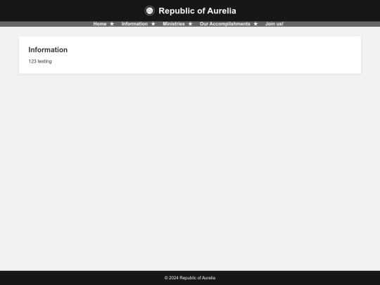 information screenshot