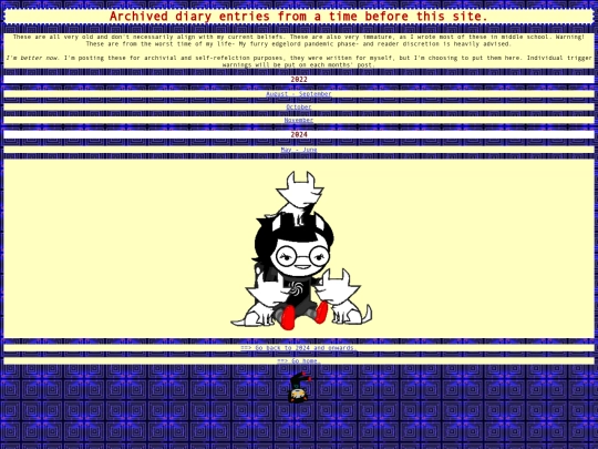 Blog/Archive/ArchiveIndex screenshot