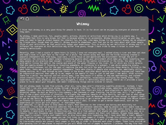 writings/Whimsy screenshot