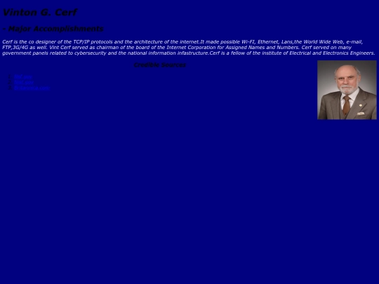 Vinton G Cerf.html/VintonGCerf screenshot