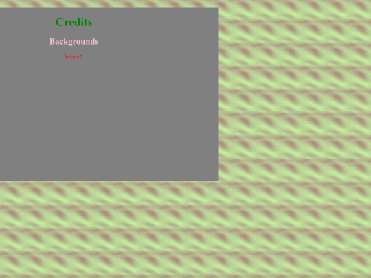 Credits screenshot
