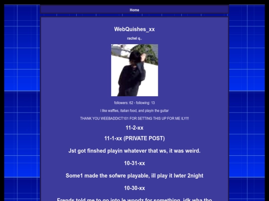 blog screenshot