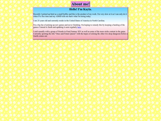 kaylas-things/aboutme screenshot
