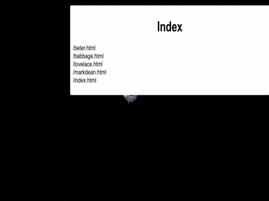 index screenshot