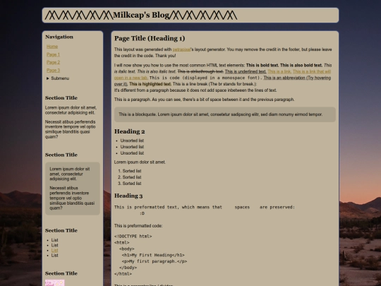 index screenshot