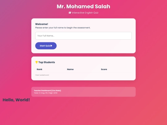 Mo/prep2, week5 screenshot