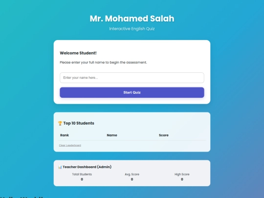 Mo/prep3, week5 screenshot