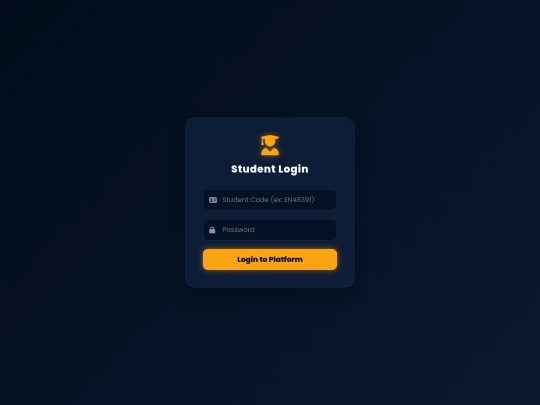 login screenshot