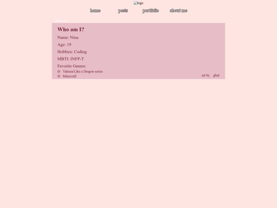 aboutme screenshot