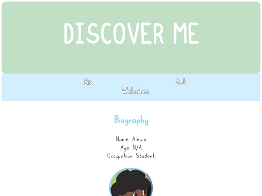 bio screenshot