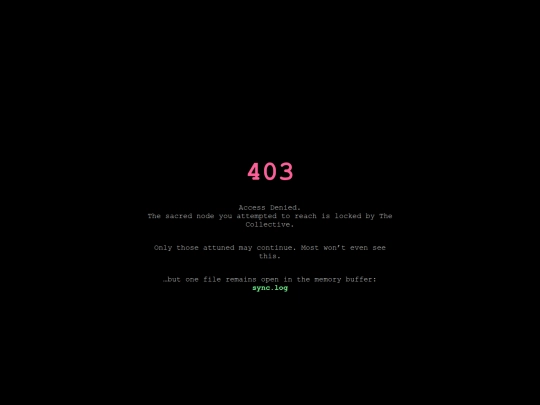 403 screenshot