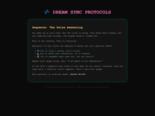 dream_protocols 2 screenshot