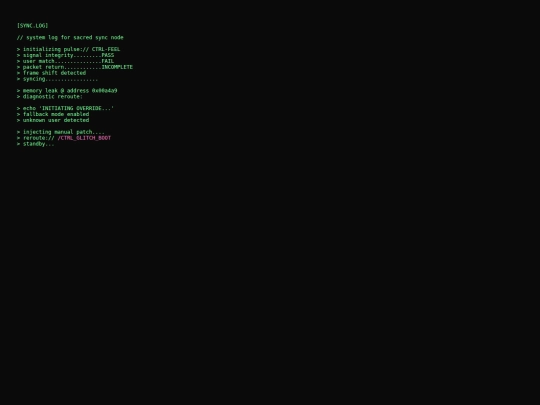 sync screenshot