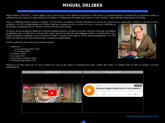 migueldelibes screenshot