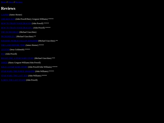 reviews screenshot