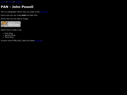 reviews/pan screenshot