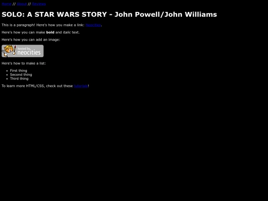 reviews/solo screenshot