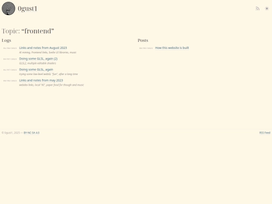 topics/frontend screenshot