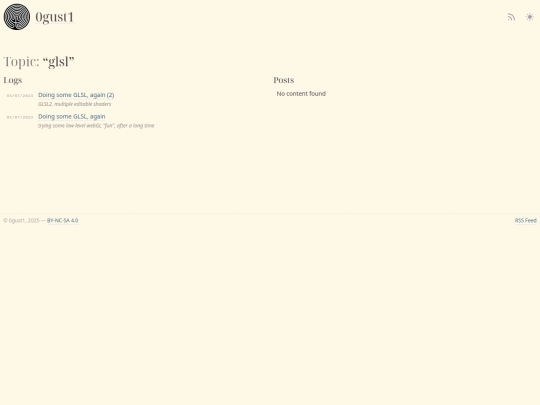 topics/glsl screenshot
