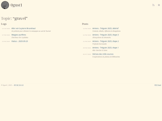 topics/gravel screenshot