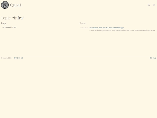 topics/infra screenshot
