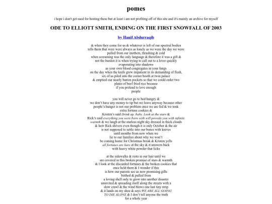 poems screenshot