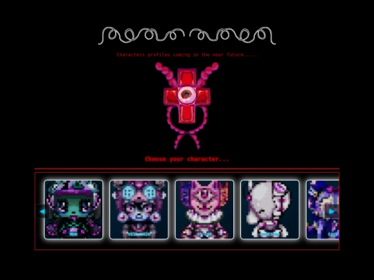 Characters screenshot