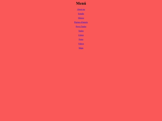 menu screenshot