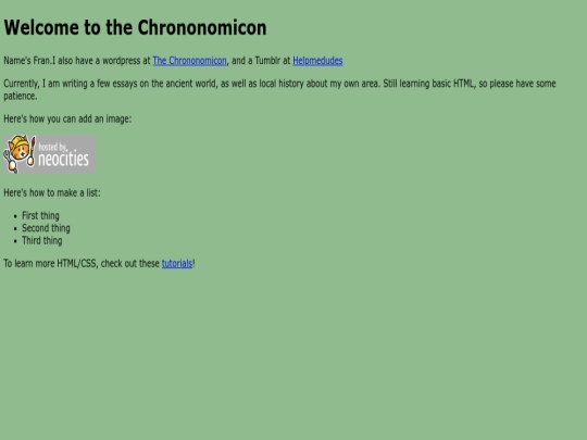 index screenshot