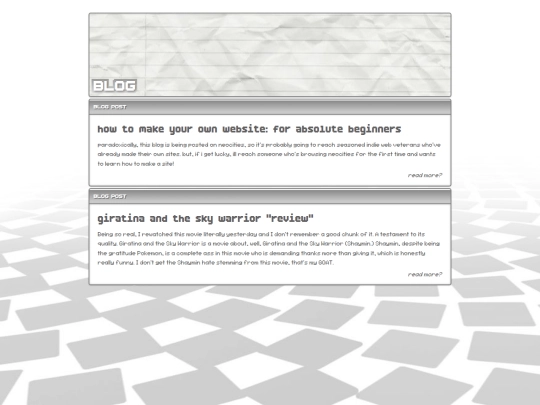 blog screenshot