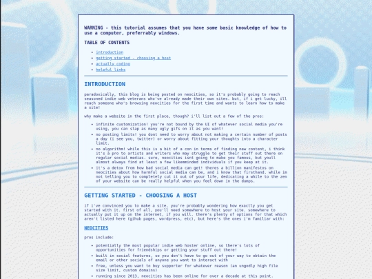 blogs/webdev screenshot