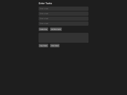 array screenshot