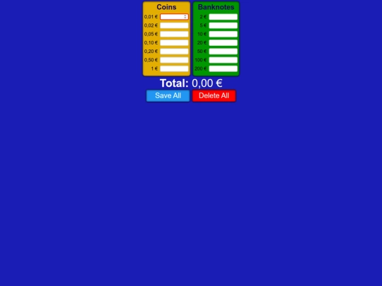 cal/coins screenshot