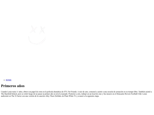 Primeros años screenshot