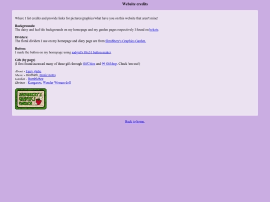 credits screenshot