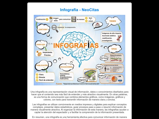 Infografia screenshot