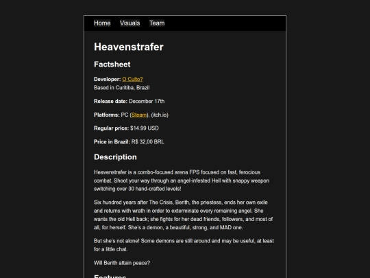 press-heavenstrafer screenshot