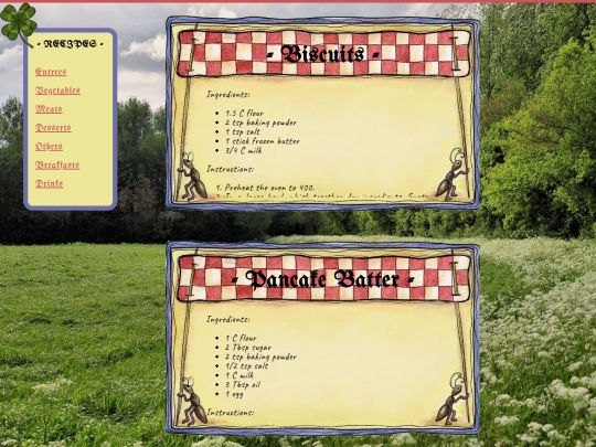 recipes-breakfasts screenshot