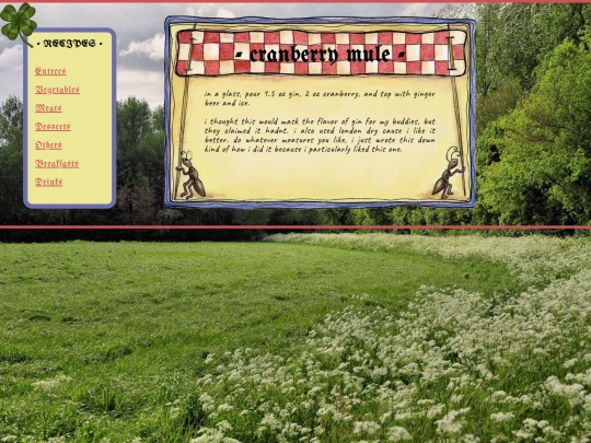 recipes-drinks screenshot