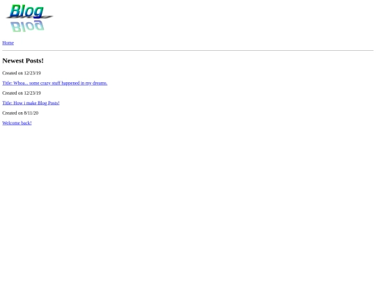 blog screenshot