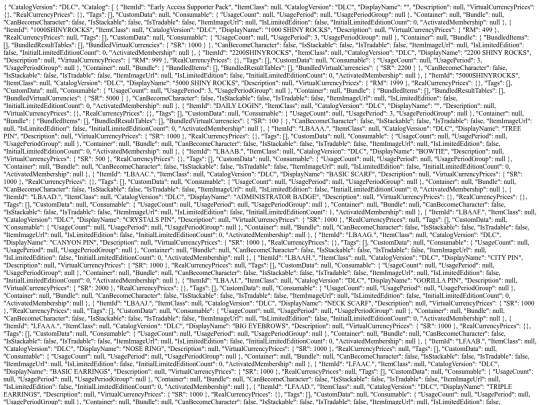 LongMessages/dlcjson screenshot