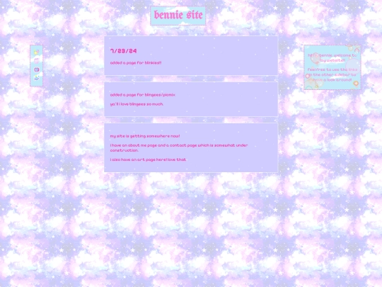 benniesite screenshot