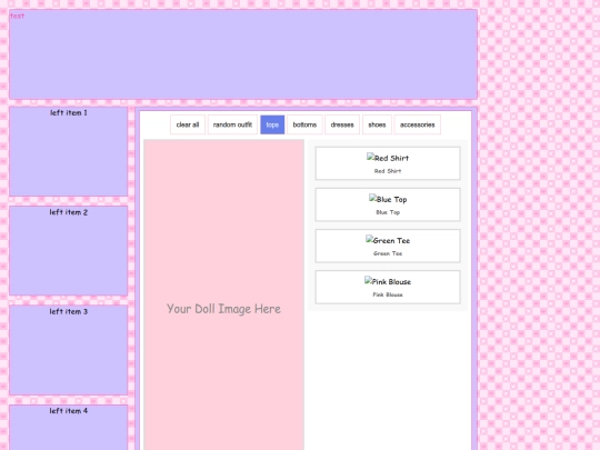 dressup screenshot